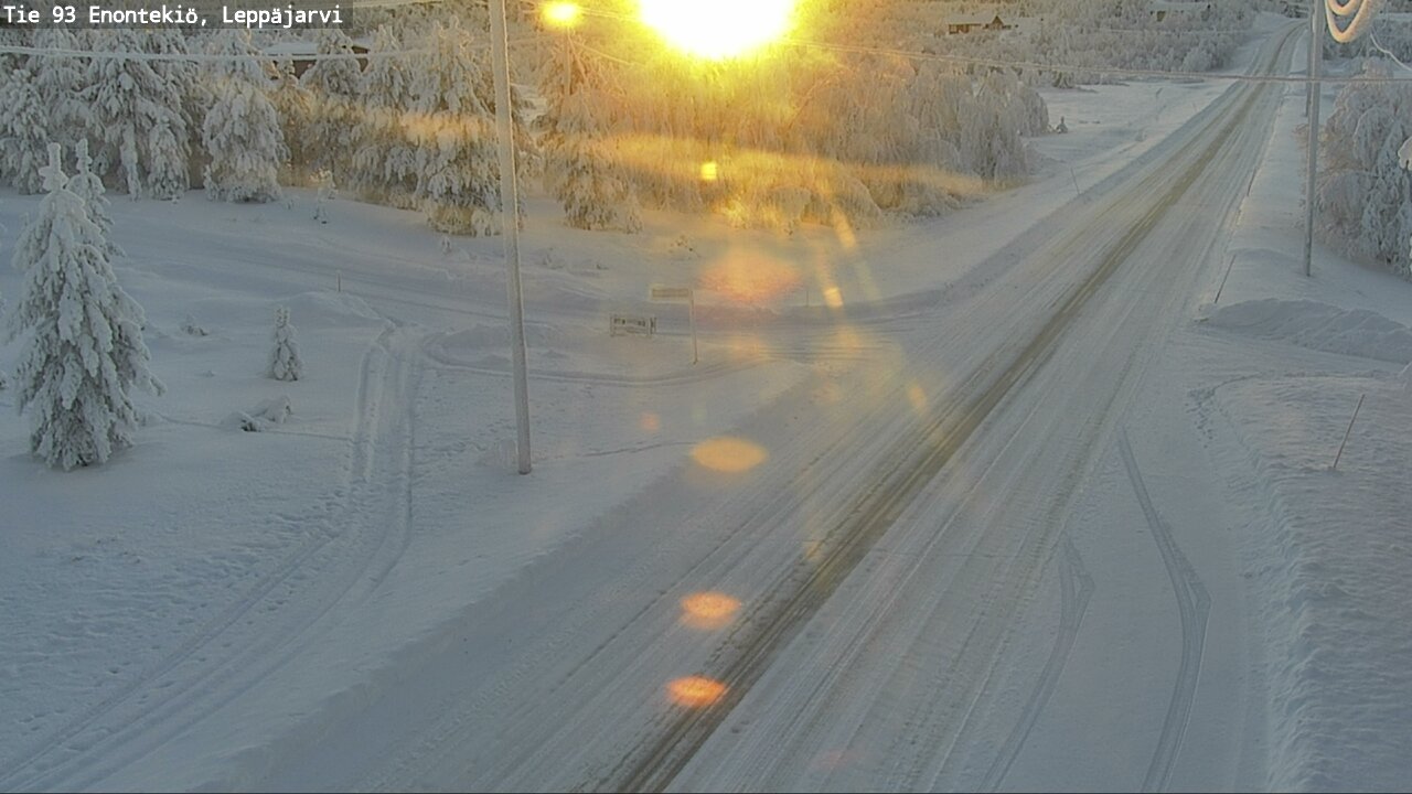Kelikamerat Kuva Tie 93 Enontekiö, Leppäjärvi, Enontekiö, Lappi