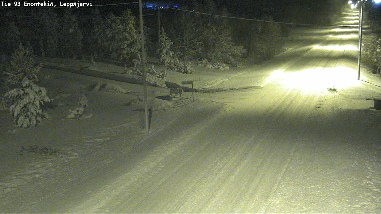 Kelikamerat Kuva Tie 93 Enontekiö, Leppäjärvi, Enontekiö, Lappi