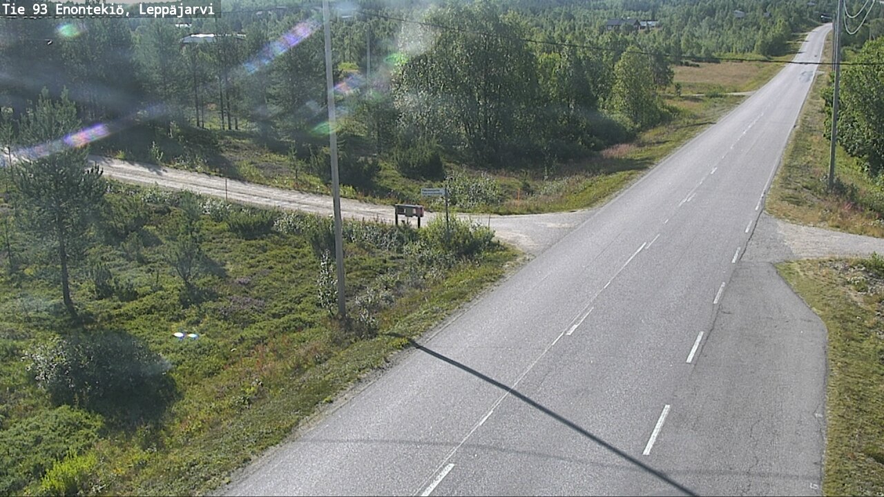 Weather Camera Image Road 93 Enontekiö, Leppäjärvi, Enontekiö, Lappi