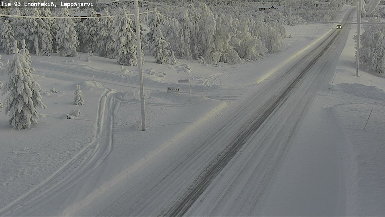 Kelikamerat Kuva Tie 93 Enontekiö, Leppäjärvi, Enontekiö, Lappi