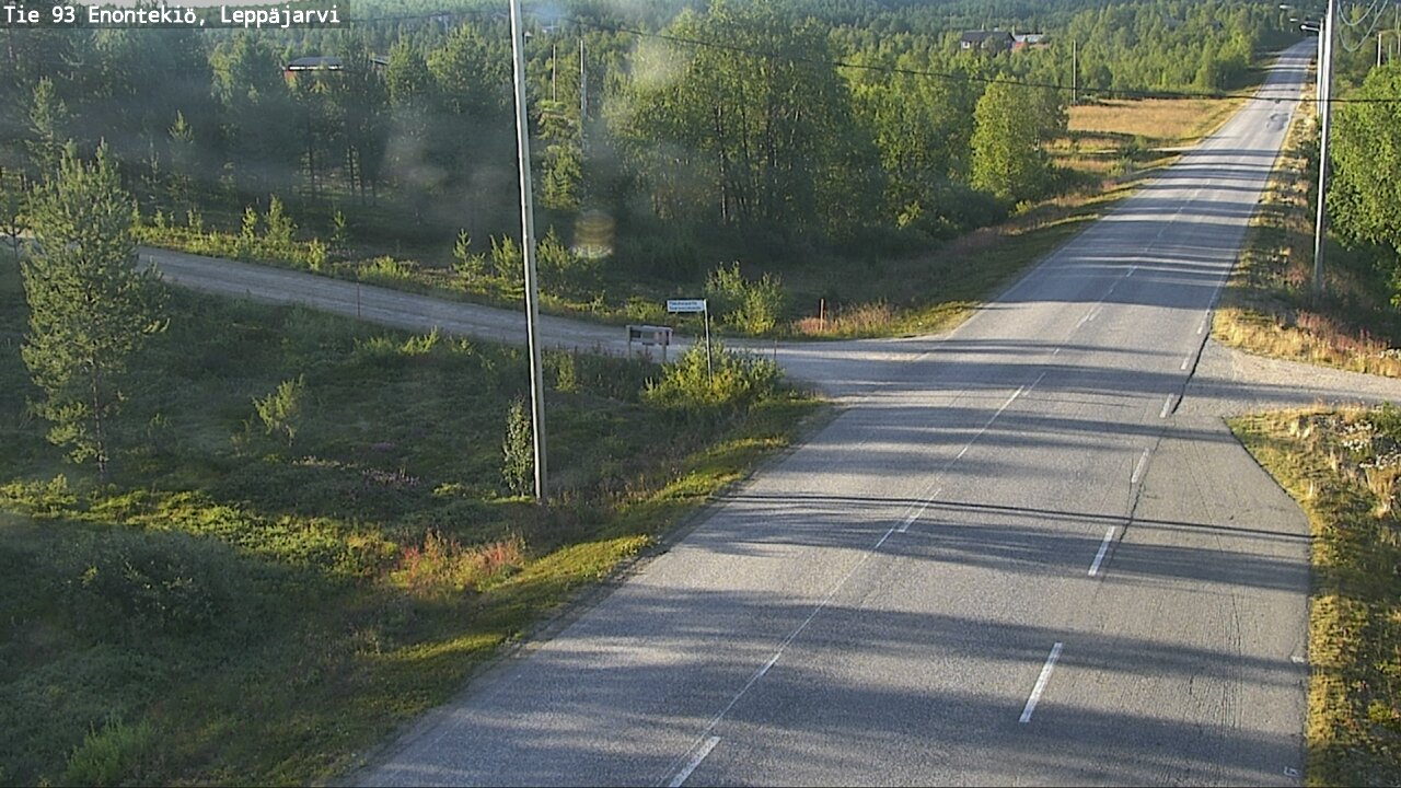 Weather Camera Image Road 93 Enontekiö, Leppäjärvi, Enontekiö, Lappi