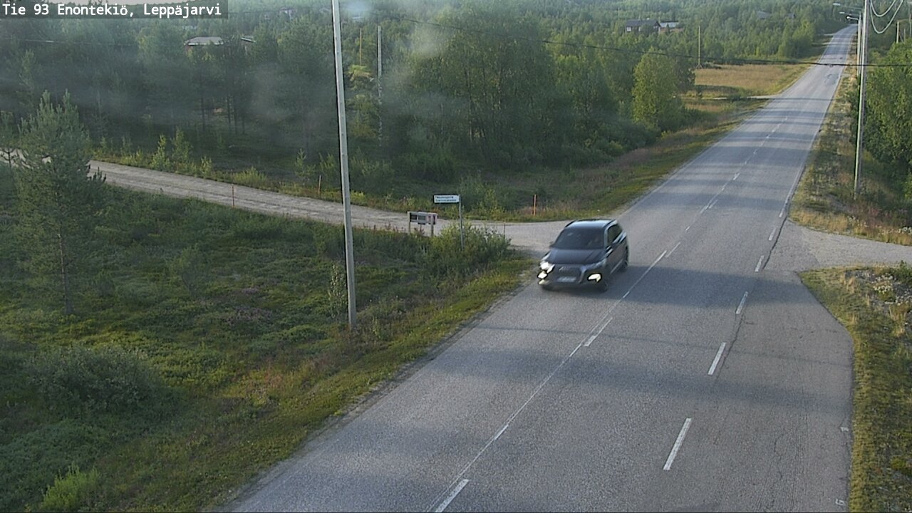 Weather Camera Image Road 93 Enontekiö, Leppäjärvi, Enontekiö, Lappi