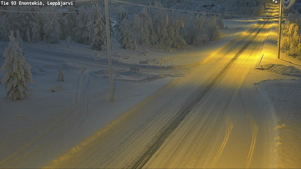 Kelikamerat Kuva Tie 93 Enontekiö, Leppäjärvi, Enontekiö, Lappi