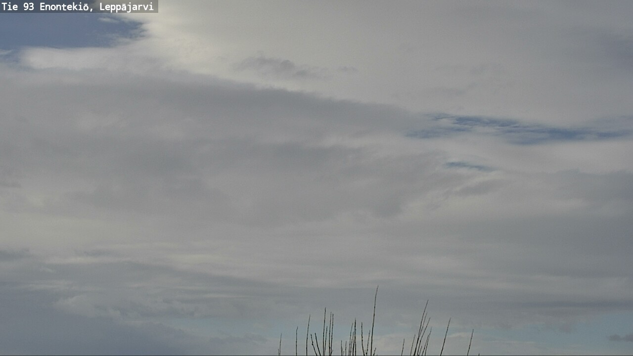Weather Camera Image Road 93 Enontekiö, Leppäjärvi, Enontekiö, Lappi