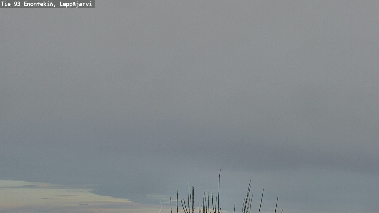 Weather Camera Image Road 93 Enontekiö, Leppäjärvi, Enontekiö, Lappi