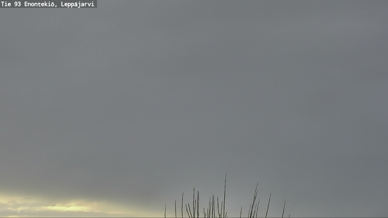 Weather Camera Image Road 93 Enontekiö, Leppäjärvi, Enontekiö, Lappi