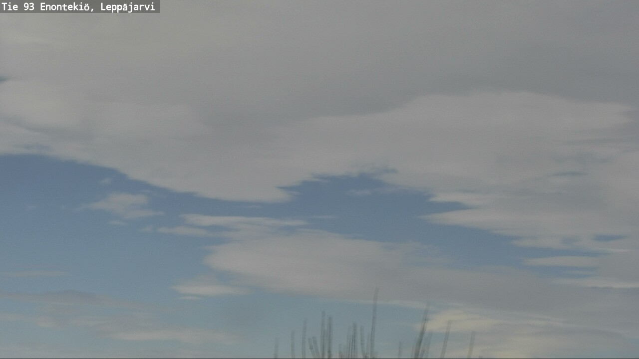 Weather Camera Image Road 93 Enontekiö, Leppäjärvi, Enontekiö, Lappi