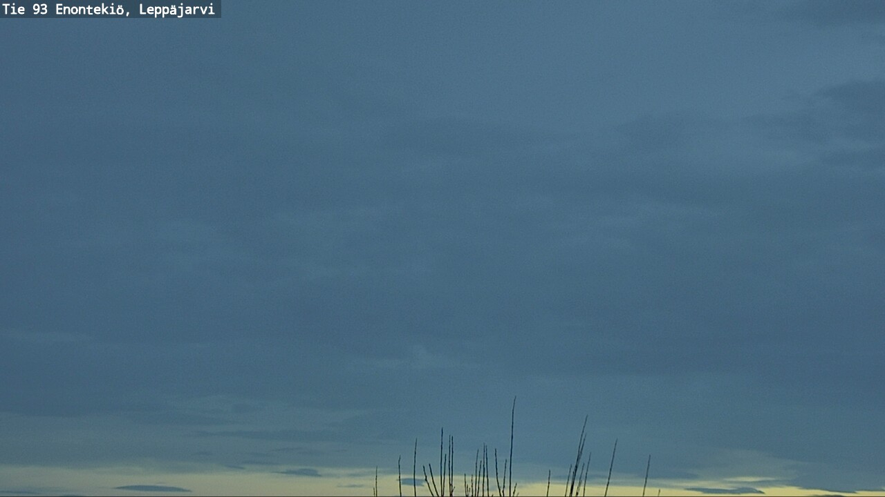 Weather Camera Image Road 93 Enontekiö, Leppäjärvi, Enontekiö, Lappi