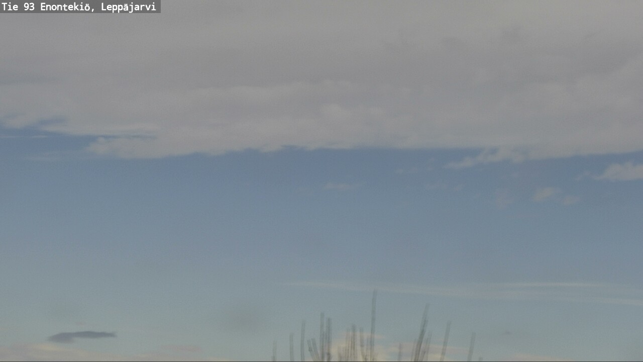 Weather Camera Image Road 93 Enontekiö, Leppäjärvi, Enontekiö, Lappi