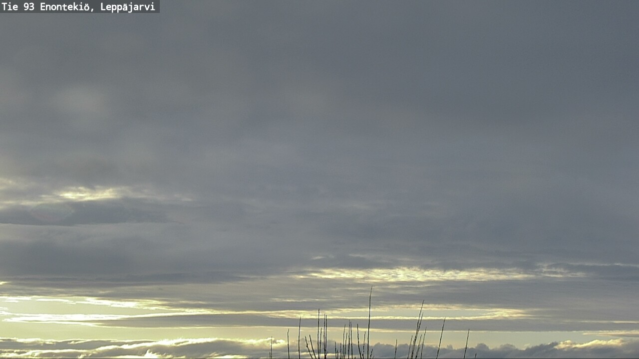 Weather Camera Image Road 93 Enontekiö, Leppäjärvi, Enontekiö, Lappi