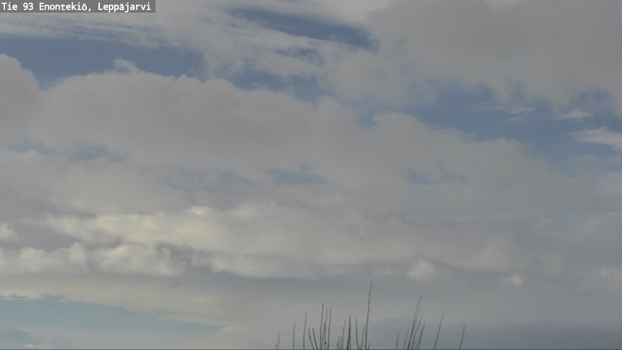 Weather Camera Image Road 93 Enontekiö, Leppäjärvi, Enontekiö, Lappi