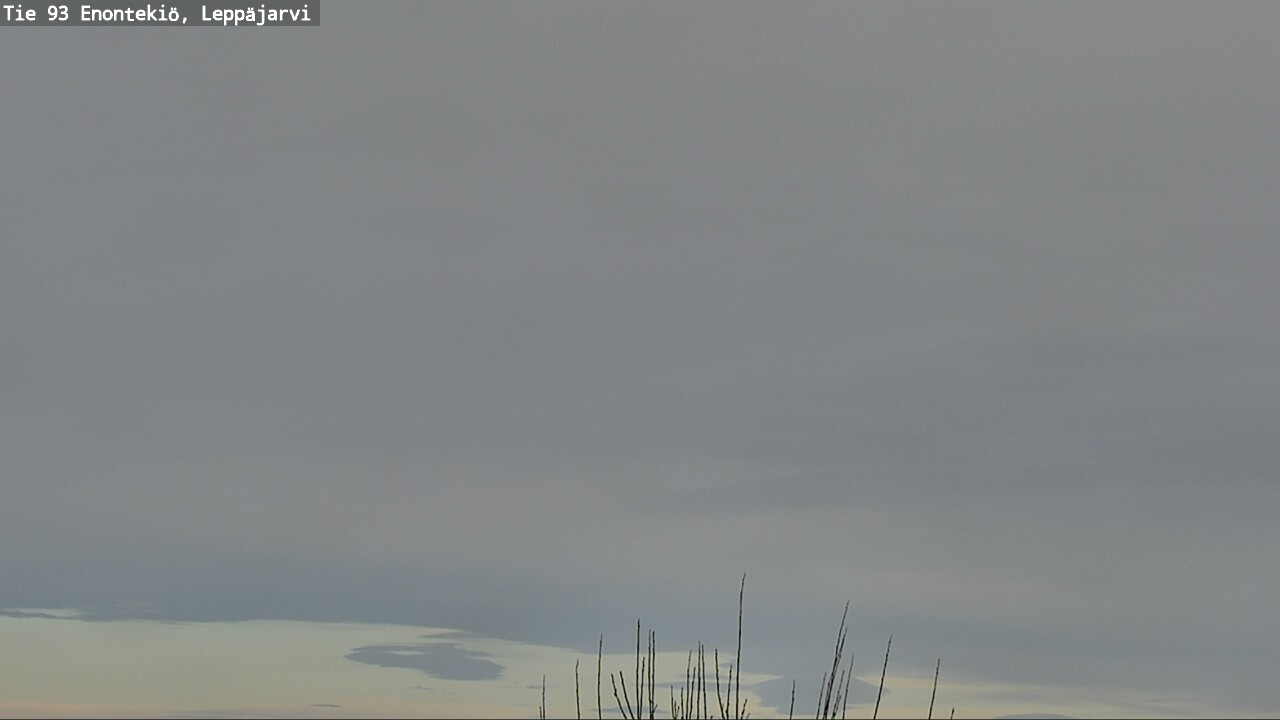 Weather Camera Image Road 93 Enontekiö, Leppäjärvi, Enontekiö, Lappi