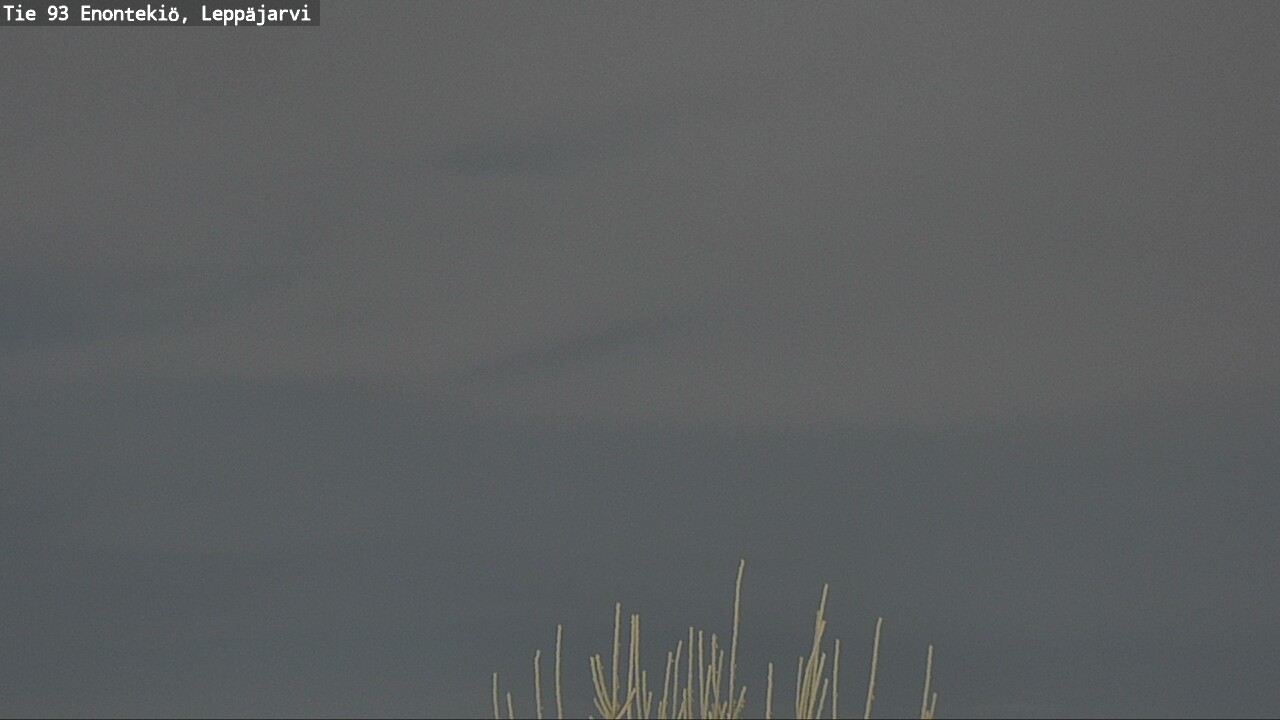 Weather Camera Image Väg 93 Enontekis, Leppäjärvi, Enontekiö, Lappi