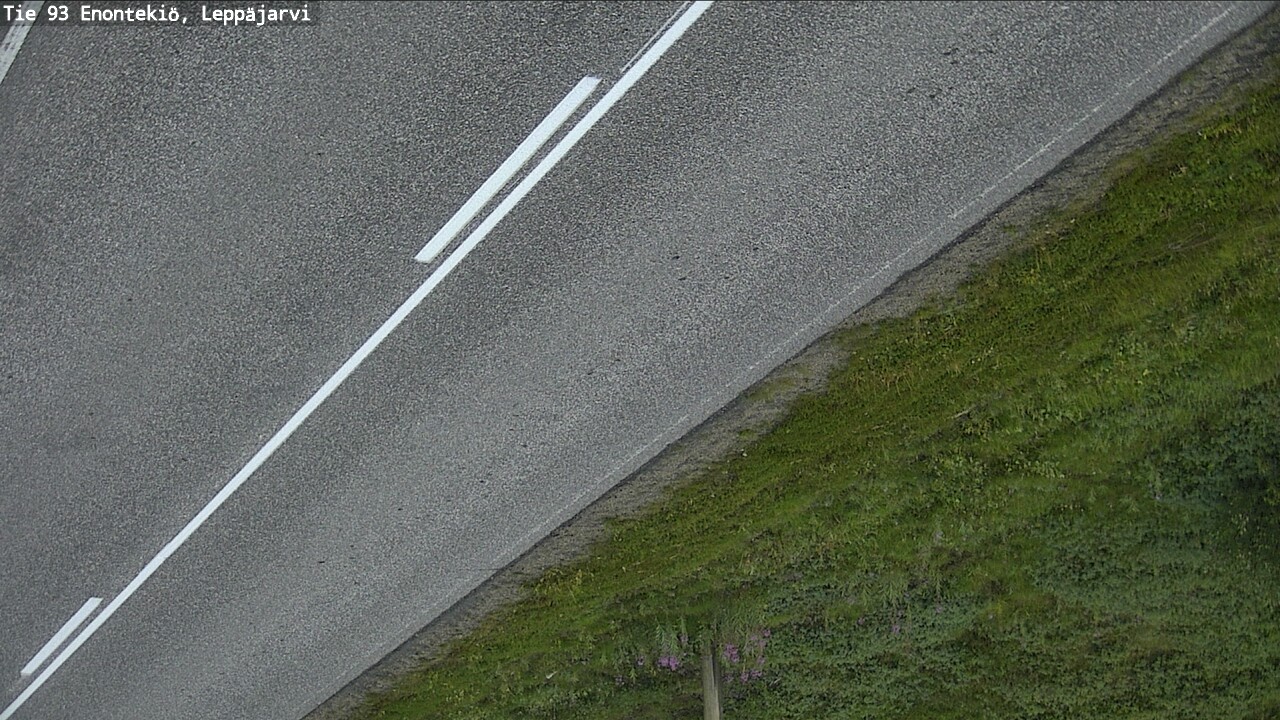 Weather Camera Image Väg 93 Enontekis, Leppäjärvi, Enontekiö, Lappi