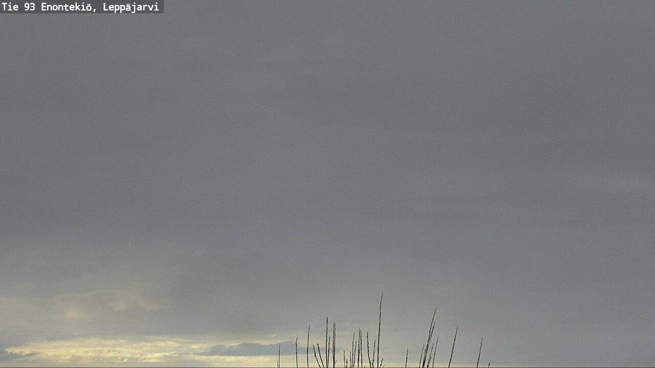 Weather Camera Image Road 93 Enontekiö, Leppäjärvi, Enontekiö, Lappi