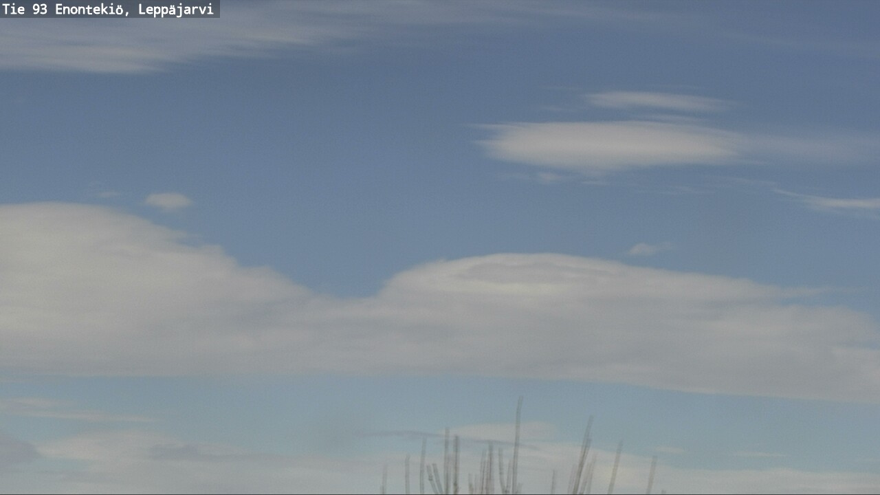 Weather Camera Image Road 93 Enontekiö, Leppäjärvi, Enontekiö, Lappi