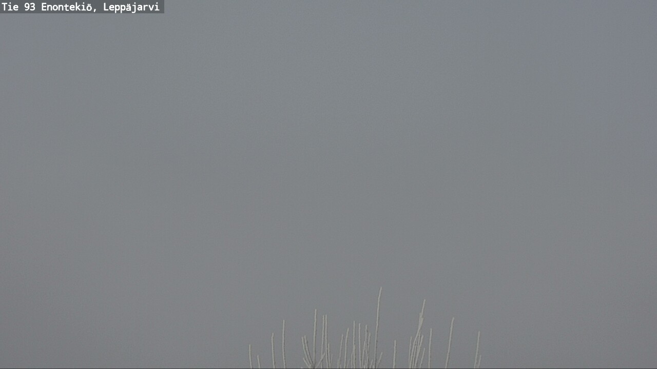 Weather Camera Image Väg 93 Enontekis, Leppäjärvi, Enontekiö, Lappi