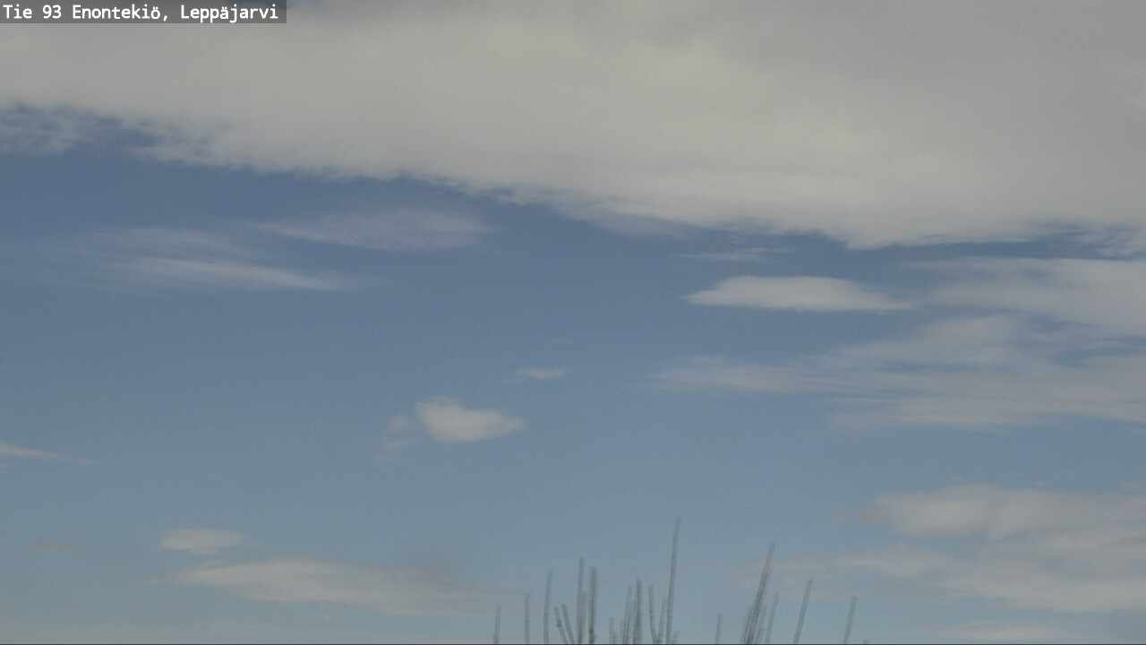 Weather Camera Image Road 93 Enontekiö, Leppäjärvi, Enontekiö, Lappi