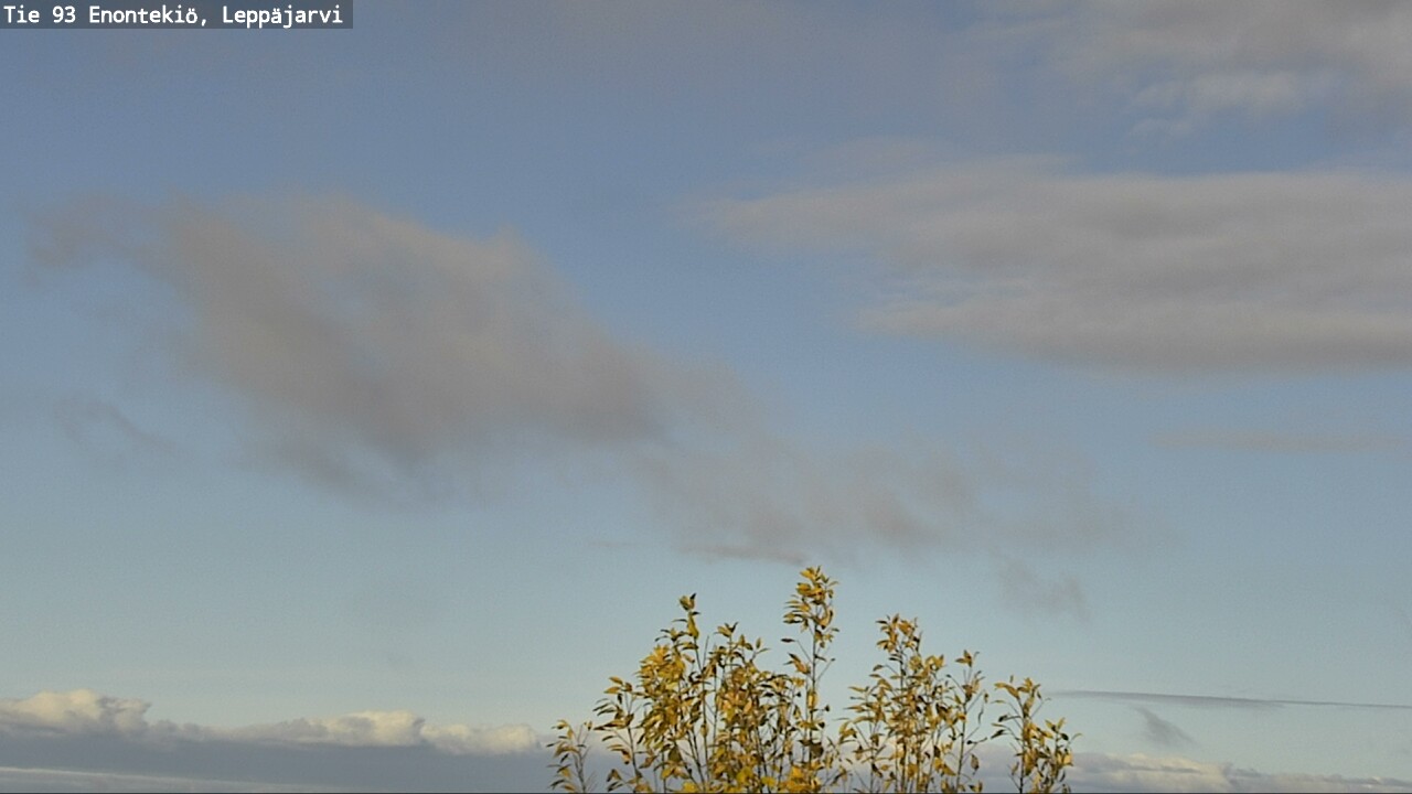 Weather Camera Image Road 93 Enontekiö, Leppäjärvi, Enontekiö, Lappi