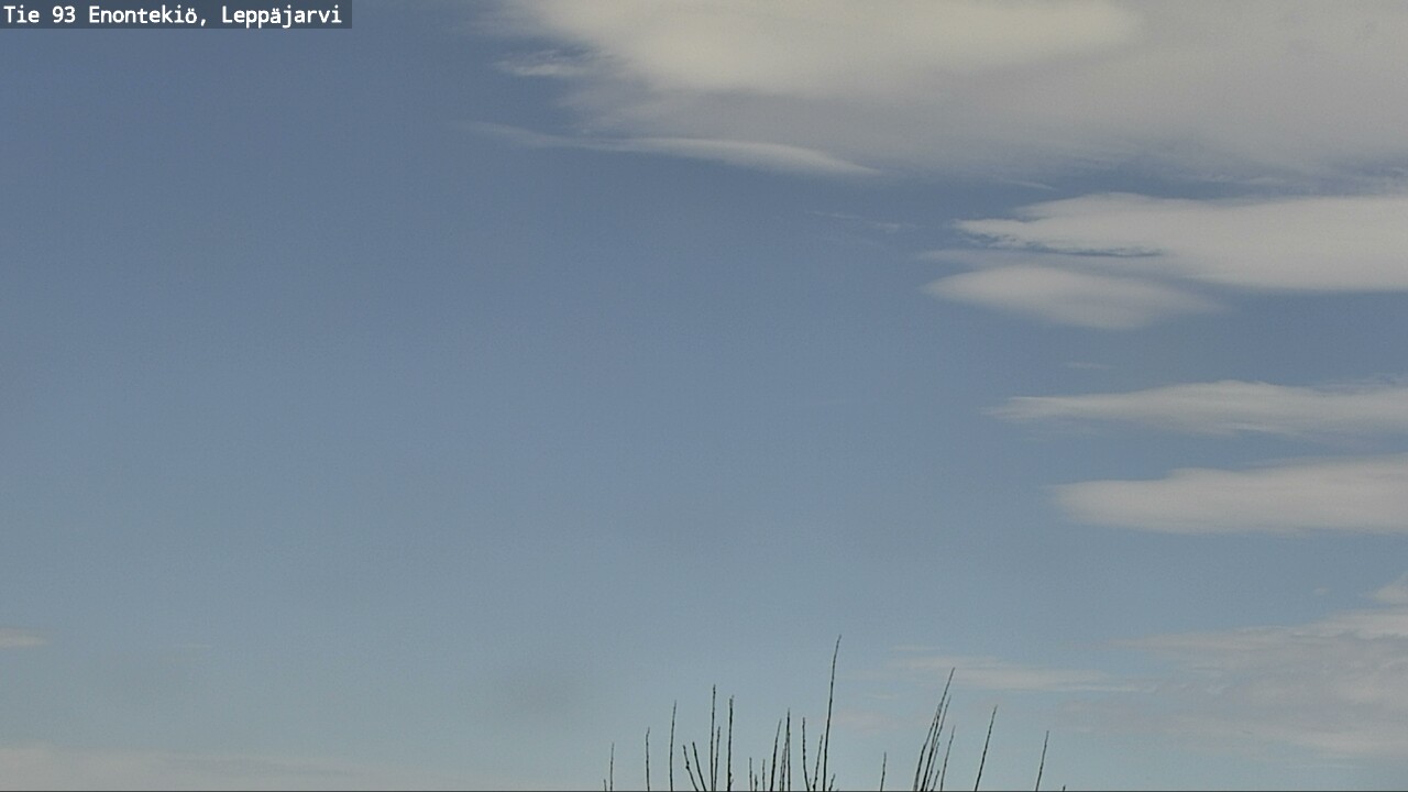 Weather Camera Image Road 93 Enontekiö, Leppäjärvi, Enontekiö, Lappi