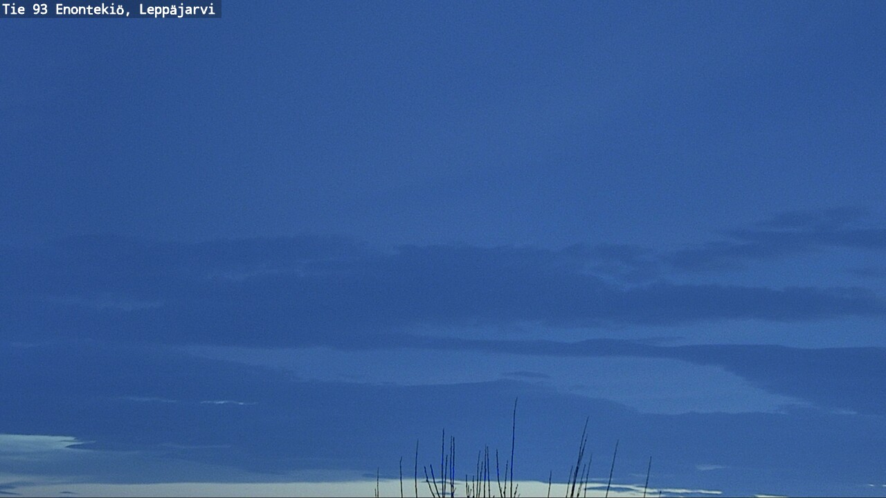 Weather Camera Image Road 93 Enontekiö, Leppäjärvi, Enontekiö, Lappi