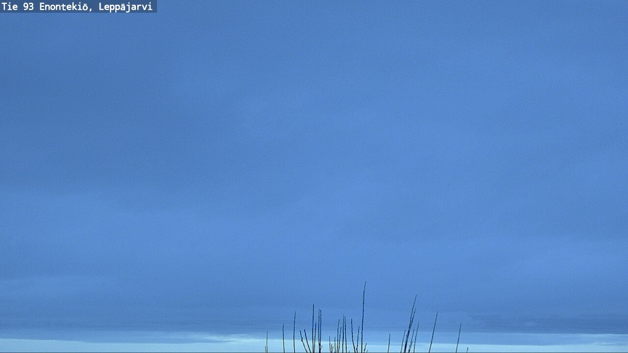 Weather Camera Image Road 93 Enontekiö, Leppäjärvi, Enontekiö, Lappi