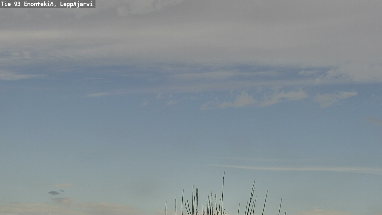 Weather Camera Image Road 93 Enontekiö, Leppäjärvi, Enontekiö, Lappi