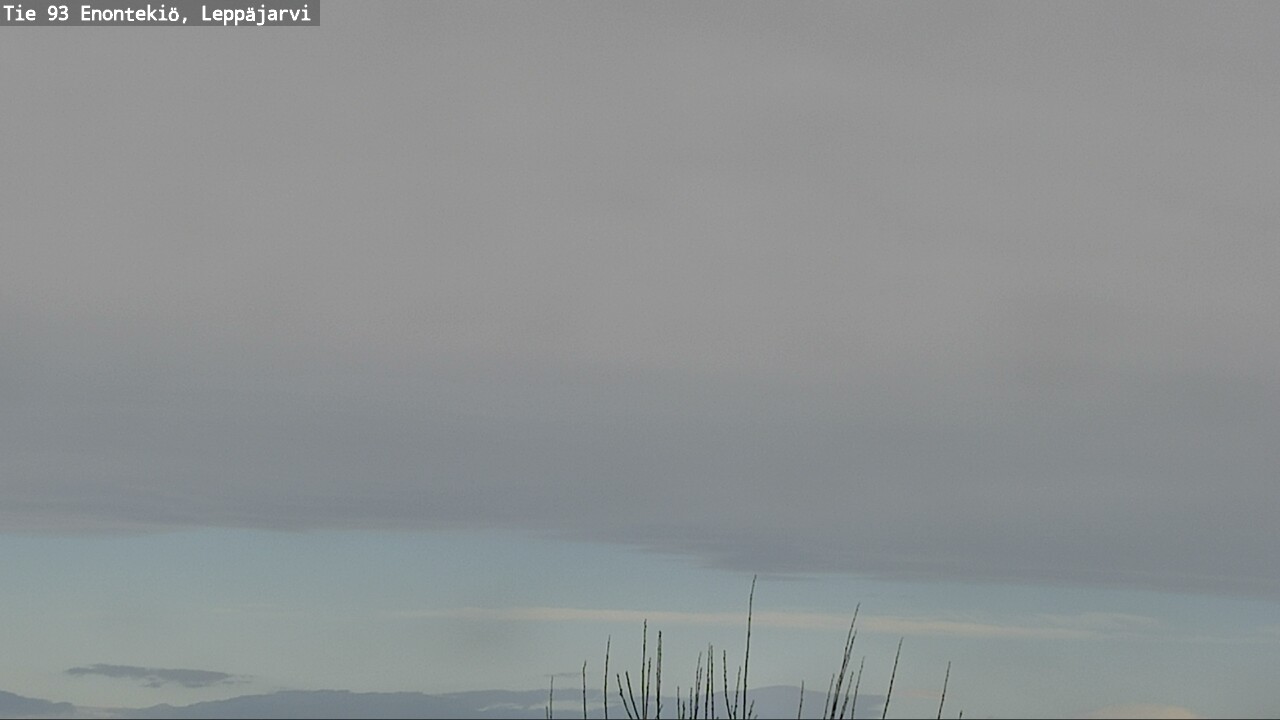 Weather Camera Image Road 93 Enontekiö, Leppäjärvi, Enontekiö, Lappi