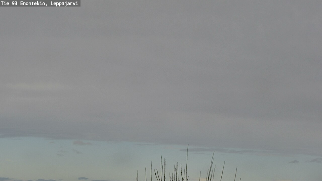 Weather Camera Image Road 93 Enontekiö, Leppäjärvi, Enontekiö, Lappi