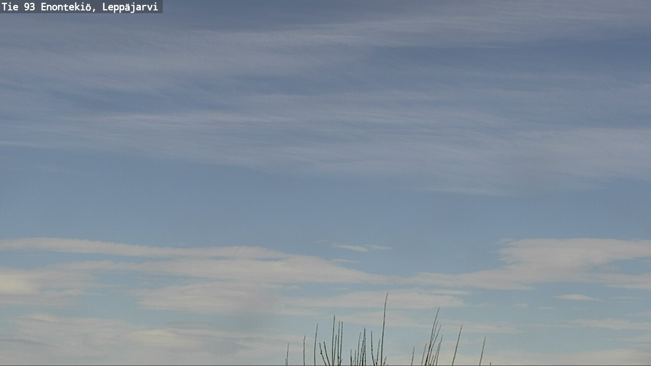 Weather Camera Image Road 93 Enontekiö, Leppäjärvi, Enontekiö, Lappi