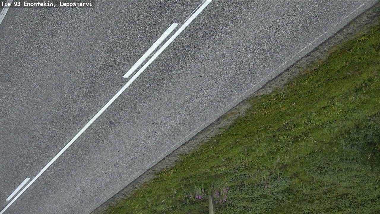 Weather Camera Image Väg 93 Enontekis, Leppäjärvi, Enontekiö, Lappi