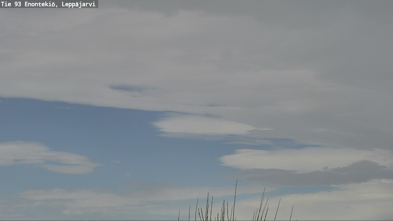 Weather Camera Image Road 93 Enontekiö, Leppäjärvi, Enontekiö, Lappi