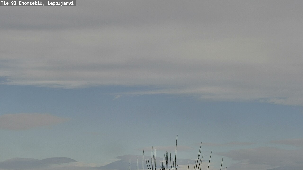 Weather Camera Image Road 93 Enontekiö, Leppäjärvi, Enontekiö, Lappi
