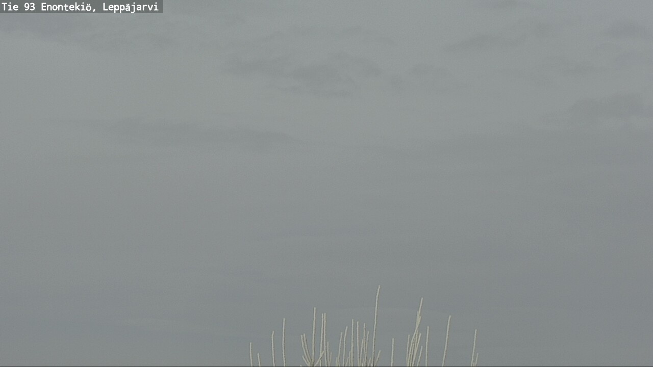 Weather Camera Image Väg 93 Enontekis, Leppäjärvi, Enontekiö, Lappi