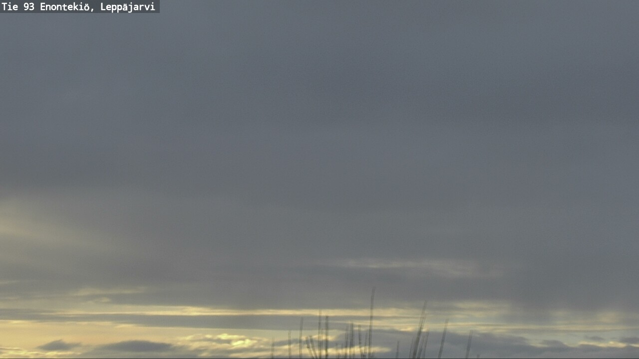Weather Camera Image Road 93 Enontekiö, Leppäjärvi, Enontekiö, Lappi
