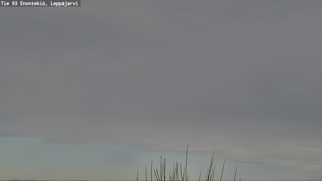Weather Camera Image Road 93 Enontekiö, Leppäjärvi, Enontekiö, Lappi