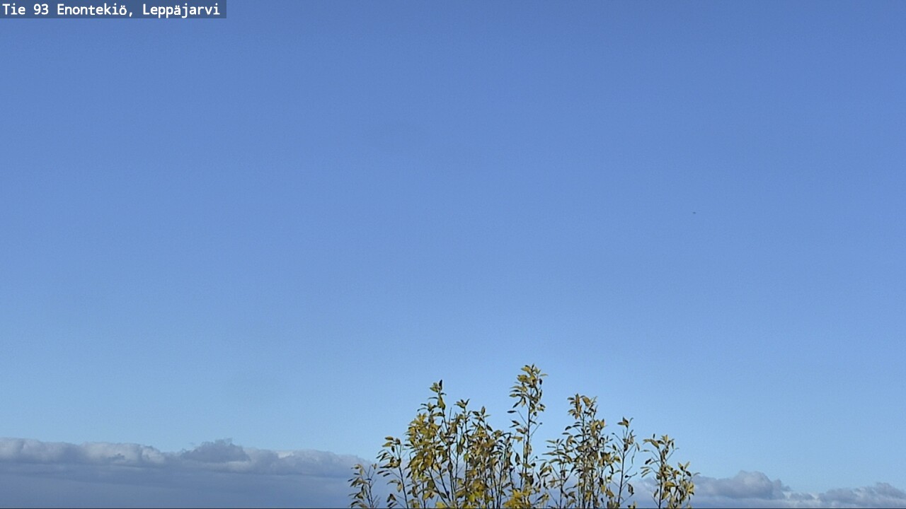 Weather Camera Image Road 93 Enontekiö, Leppäjärvi, Enontekiö, Lappi