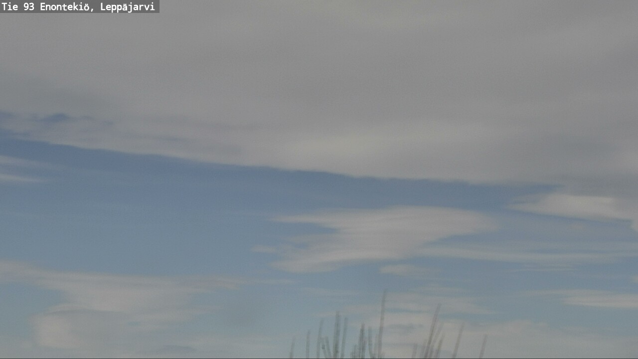 Weather Camera Image Road 93 Enontekiö, Leppäjärvi, Enontekiö, Lappi