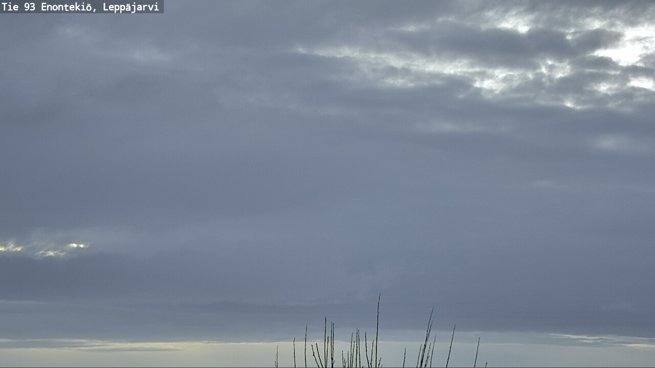 Weather Camera Image Road 93 Enontekiö, Leppäjärvi, Enontekiö, Lappi