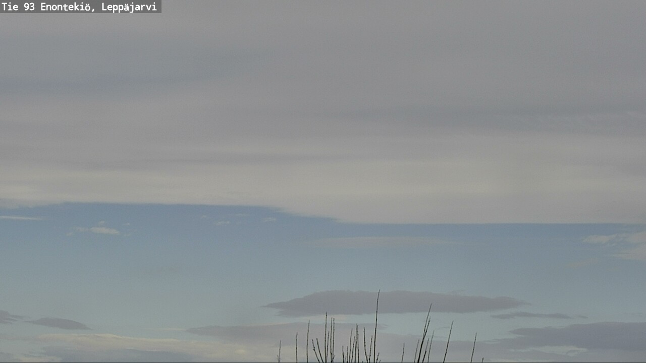 Weather Camera Image Road 93 Enontekiö, Leppäjärvi, Enontekiö, Lappi