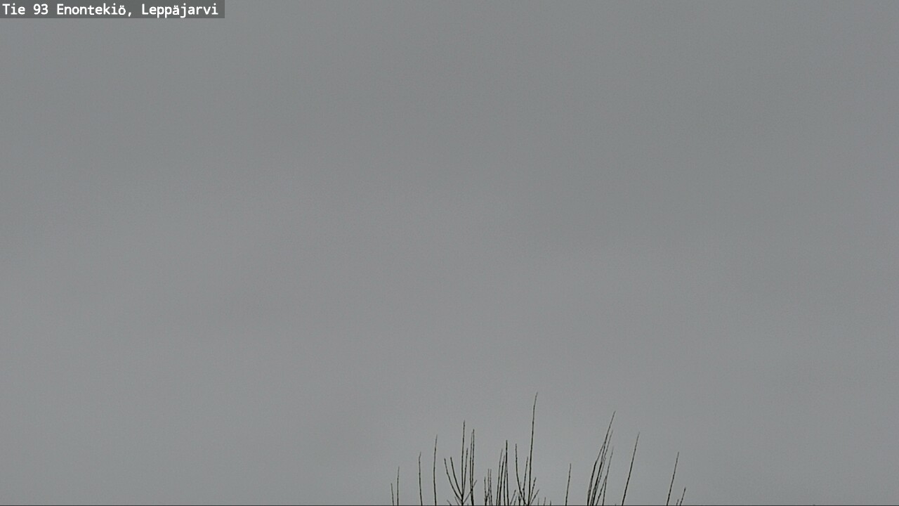 Weather Camera Image Road 93 Enontekiö, Leppäjärvi, Enontekiö, Lappi