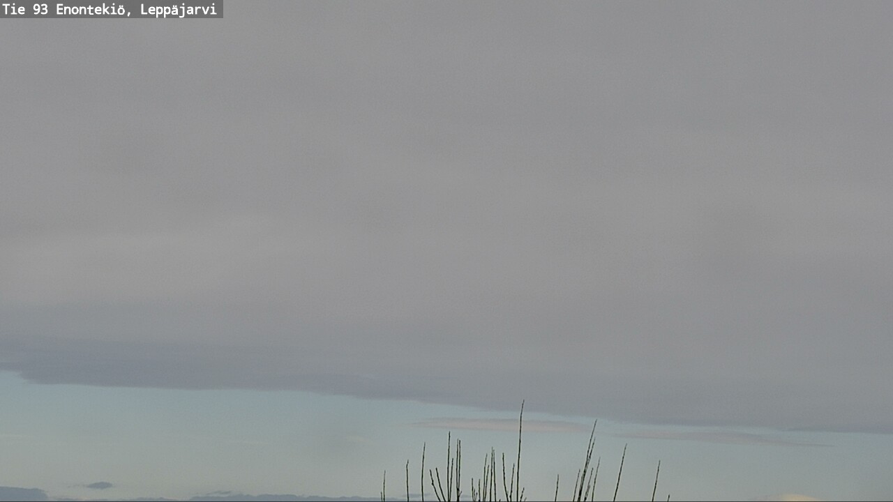 Weather Camera Image Road 93 Enontekiö, Leppäjärvi, Enontekiö, Lappi