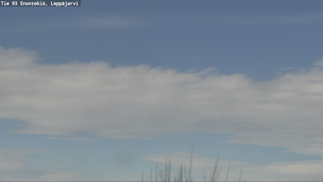 Weather Camera Image Road 93 Enontekiö, Leppäjärvi, Enontekiö, Lappi