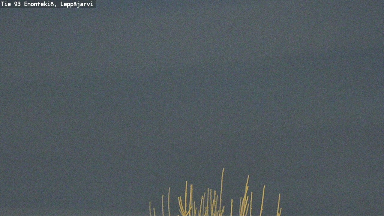 Weather Camera Image Väg 93 Enontekis, Leppäjärvi, Enontekiö, Lappi