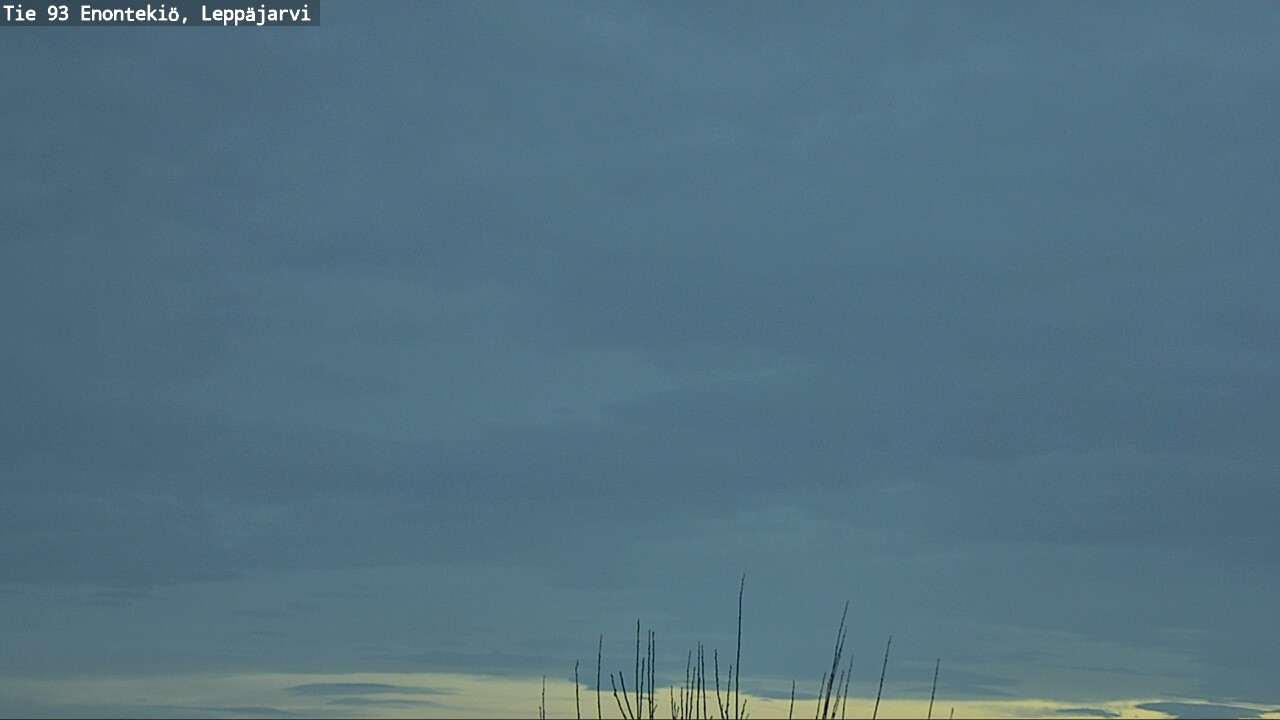 Weather Camera Image Road 93 Enontekiö, Leppäjärvi, Enontekiö, Lappi