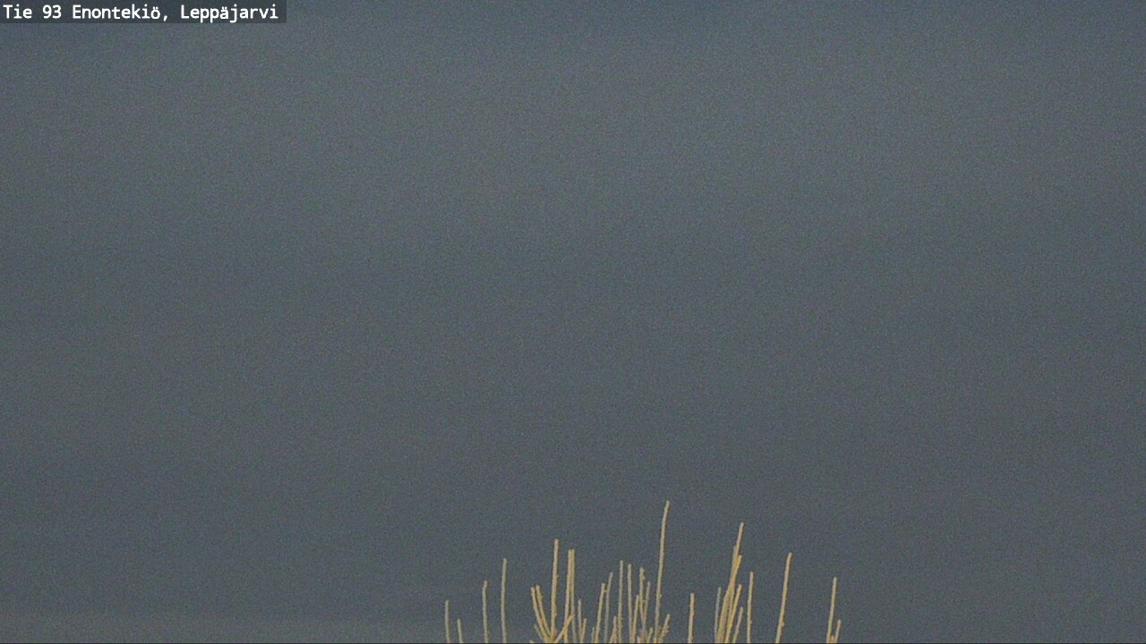 Weather Camera Image Väg 93 Enontekis, Leppäjärvi, Enontekiö, Lappi