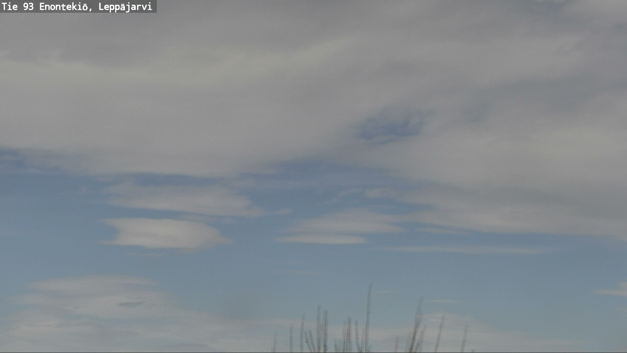 Weather Camera Image Road 93 Enontekiö, Leppäjärvi, Enontekiö, Lappi