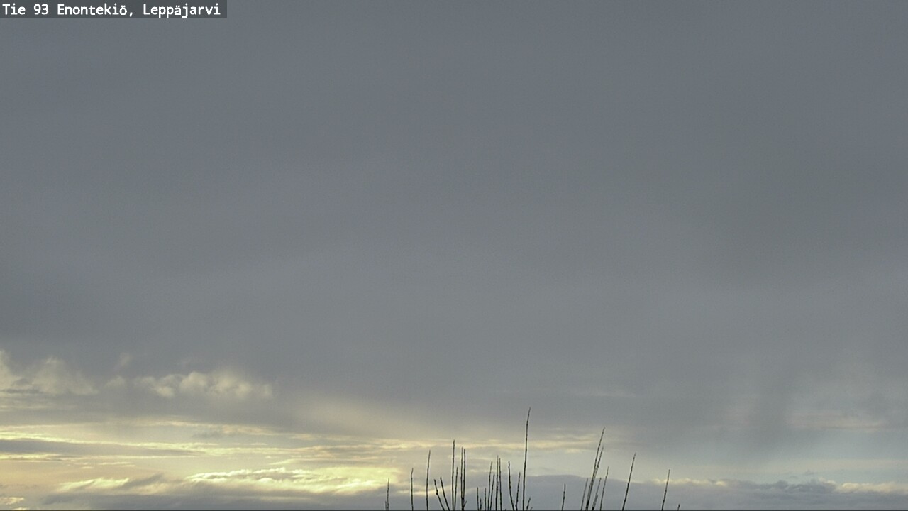 Weather Camera Image Road 93 Enontekiö, Leppäjärvi, Enontekiö, Lappi