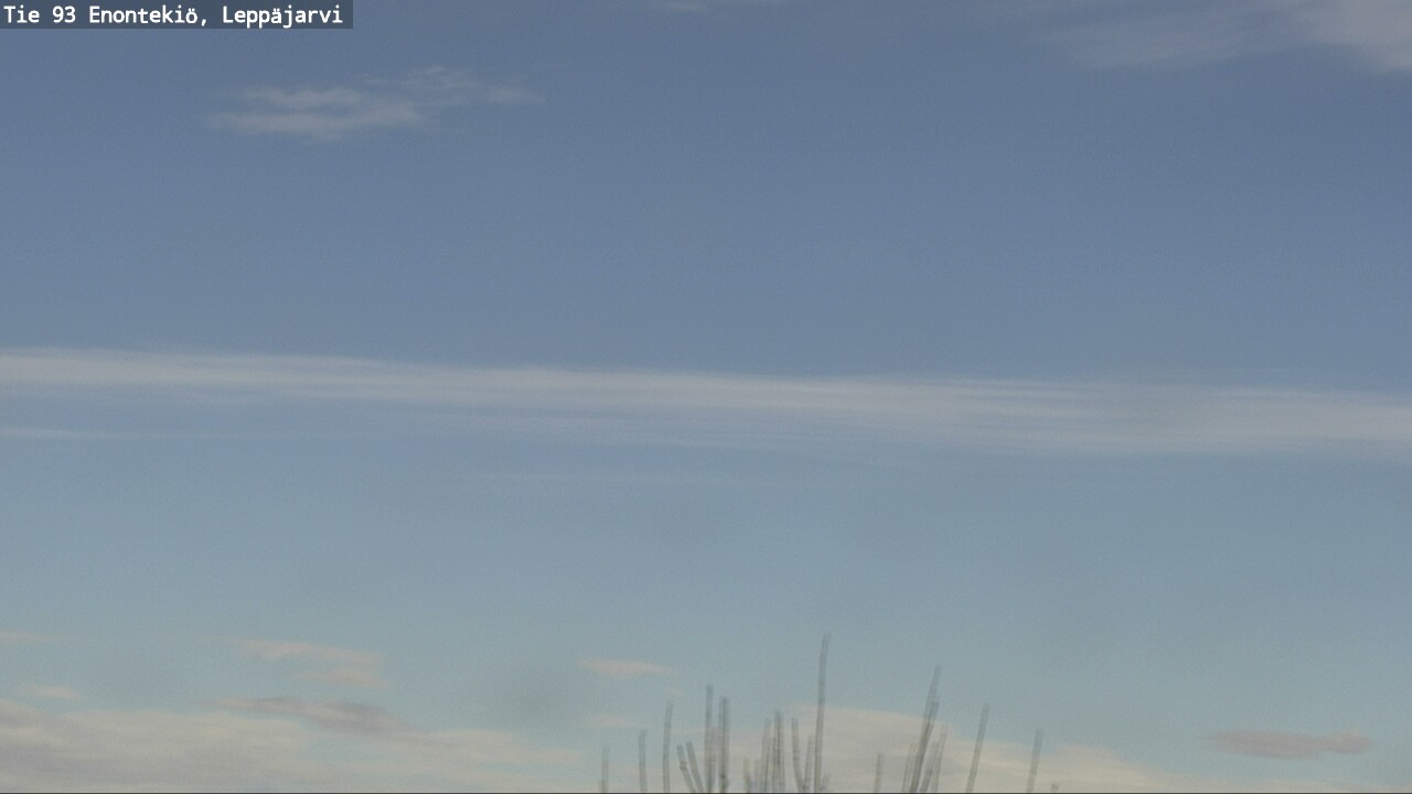 Weather Camera Image Road 93 Enontekiö, Leppäjärvi, Enontekiö, Lappi