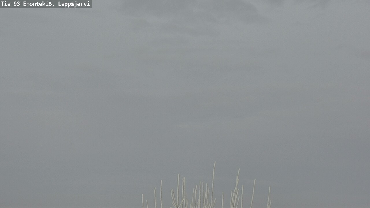 Weather Camera Image Väg 93 Enontekis, Leppäjärvi, Enontekiö, Lappi